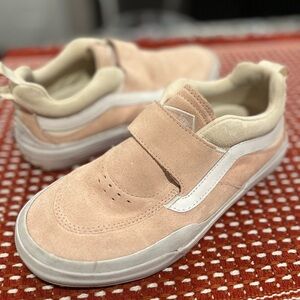 Vans pink Velcro old school